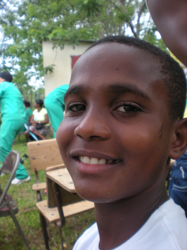 Rolan is happy to show us his smile!