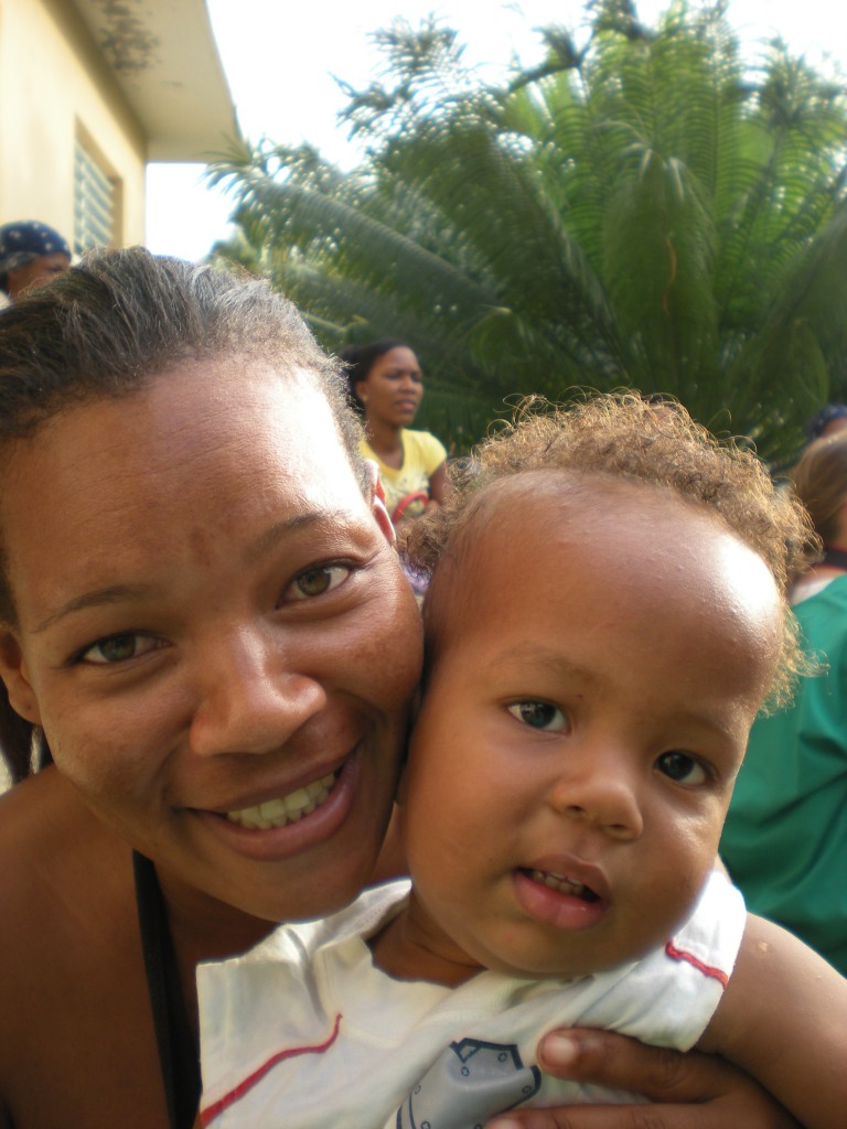 Beata and her son Anthony