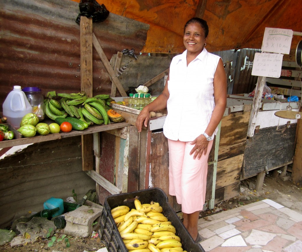 Francisca in her store